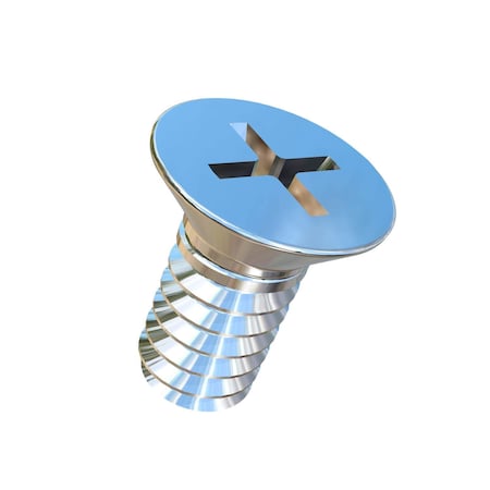 Allied Titanium #4-40 x 1/4 in Phillips Flat Machine Screw, Plain Titanium 0001273